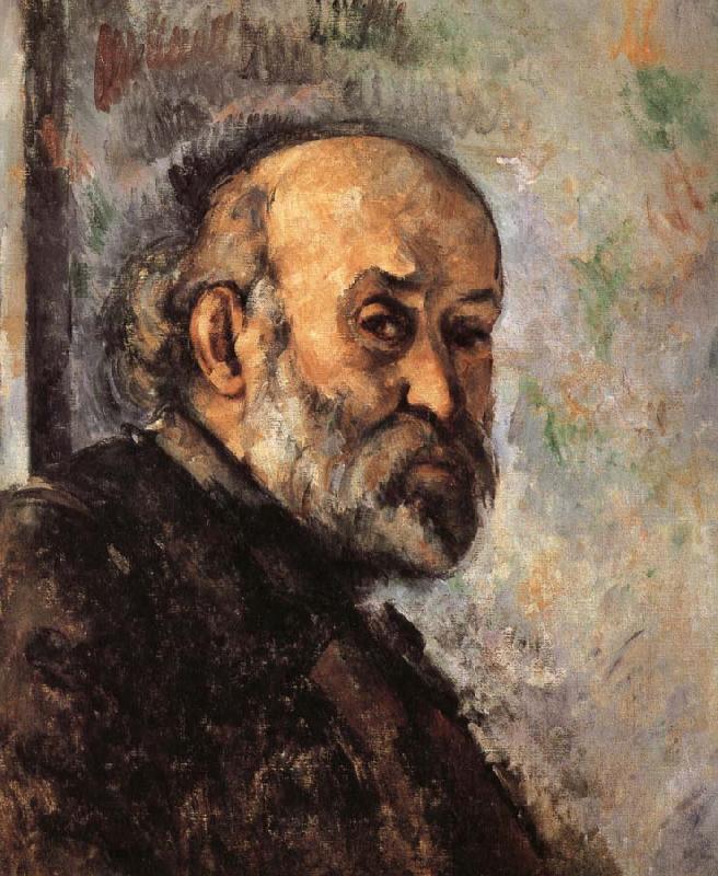 Paul Cezanne hat man oil painting image